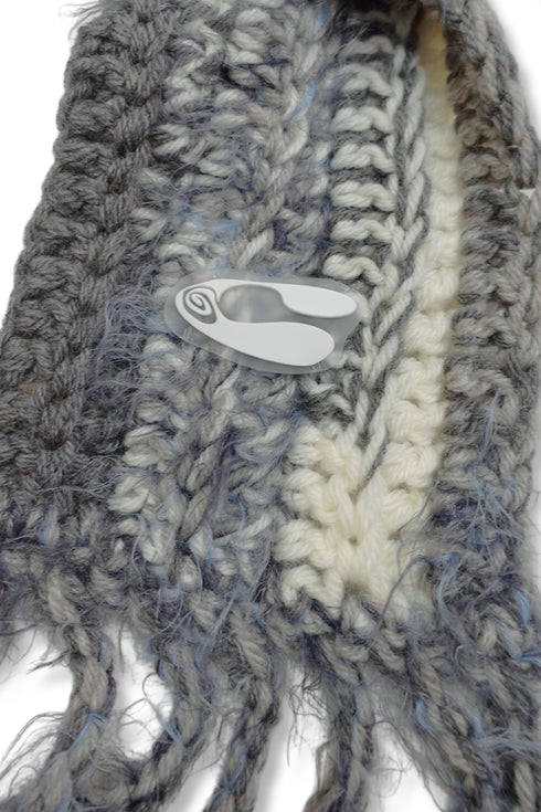 Allergy × Cycle HANDMADE KNIT HOOD MUFFLER